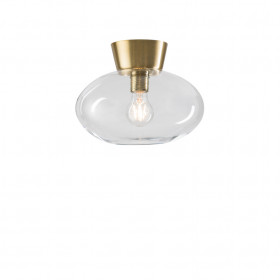 Bullo ceiling D270 brass/clearglass E27
