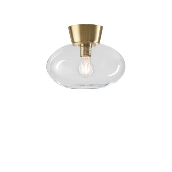 Bullo ceiling D270 brass/clearglass E27