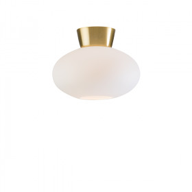 Bullo ceiling D270 brass/opal glass E27
