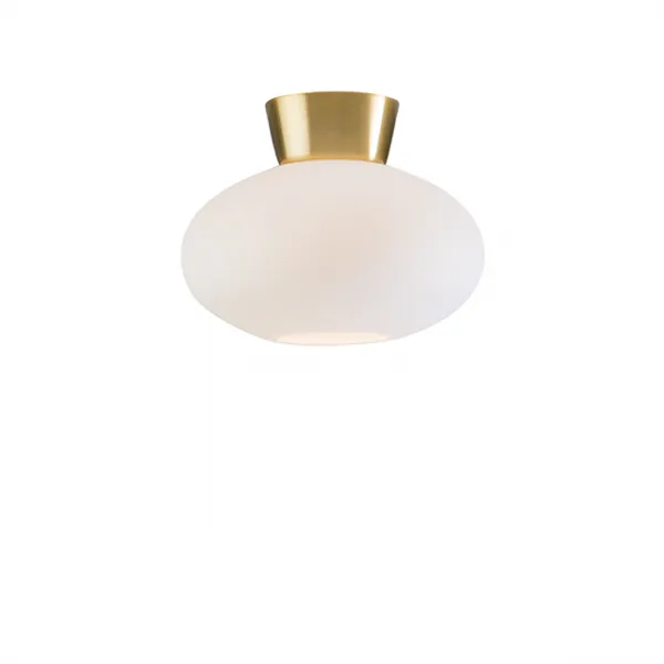 Bullo ceiling D270 brass/opal glass E27