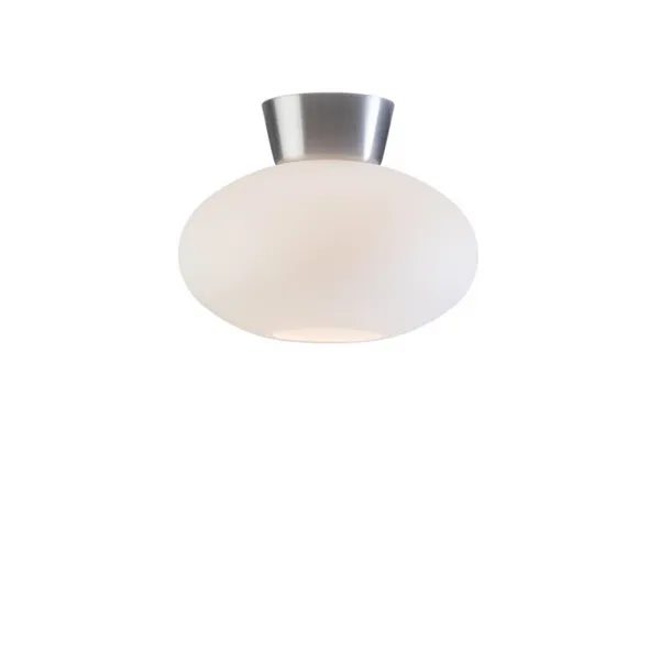 Bullo ceiling D270 aluminium/opal glass E27