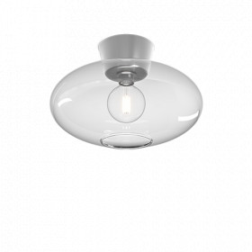 Bullo XL ceiling D380 aluminum/clear glass E27