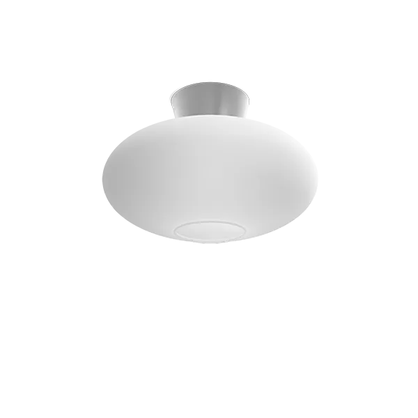 Bullo XL ceiling D380 aluminum/opal glass E27
