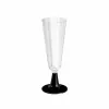 Bullo XL ceiling D380 flat black/clear glass E27