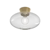 Bullo XL ceiling D380 brass/clear glass E27