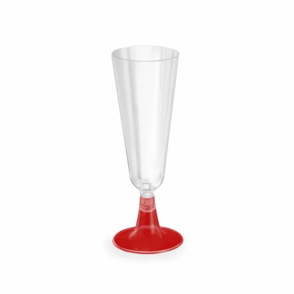 Reusable cava glasses Algon Red 24 Units 150 ml (4 Pieces)