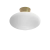 Bullo XL ceiling D380 brass/opal glass E27