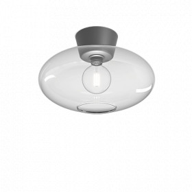 Belid Ceiling light Metal/Glass Oxide grey/Clear glass 226515518