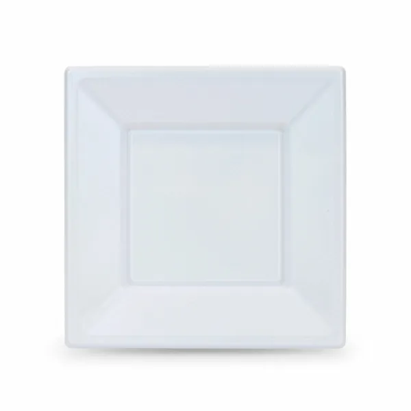 Set of reusable plates Algon Squared Plastic 18 x 18 x 1,5 cm (24 Units)