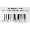 Set of reusable plates Algon Squared Plastic 18 x 18 x 1,5 cm (24 Units)