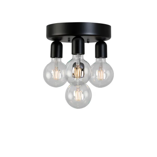 Regal ceiling 4 D230 flat black E27