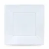 Набор многоразовых тарелок Algon Квадратный Белый Пластик 23 x 23 x 2 cm (24 штук)