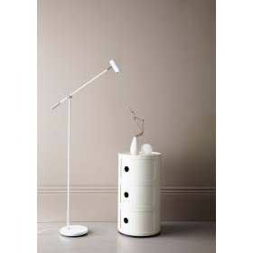 Cato floor lamp DIM flat white GU4/MR11