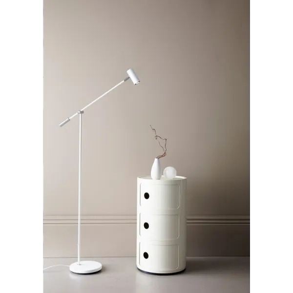 Cato floor lamp DIM flat white GU4/MR11