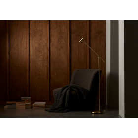 Cato floor lamp DIM polished brass GU4/MR11