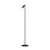 Cato Slim floor lamp flat black single GU10 mini