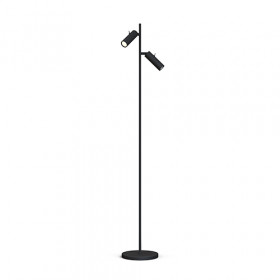 Cato Slim floor lamp flat black double GU10 mini