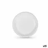 Daugkartinio naudojimo plokščių rinkinys Algon Balta Plastmasinis 17 x 17 x 1,5 cm (36 Vienetai)