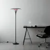 Diablo floor lamp D500 flat black/glossy red E27