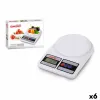 virtuvines svarstykles Basic Home Skaitmeninis 7 kg Balta 23 x 16 x 3,6 cm (6 vnt.)