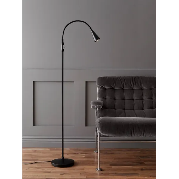 Ledro floor lamp flat black MR16