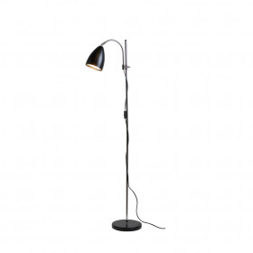 Sway floor lamp black/chrome E27 H:1300mm