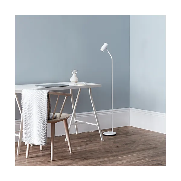 Tyson floor lamp white structure GU10