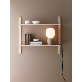 Buddy table lamp sand structure/opal glass G9