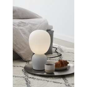 Buddy table lamp seashell/opal glass G9