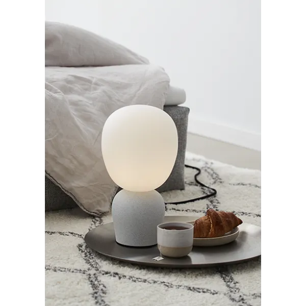 Buddy table lamp seashell/opal glass G9
