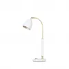 Deluxe table lamp white/brass MR16