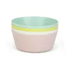 Set of bowls Dem Multicolour 4 Pieces Plastic 12 x 12 x 5 cm (4 Pieces) (24 Units)