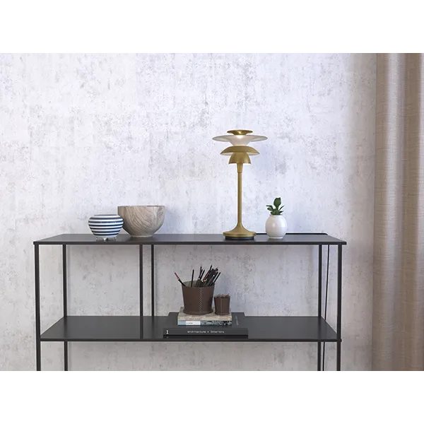 Picasso table lamp H347 antique brass G4