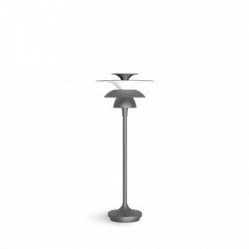 Picasso table lamp H457 oxide grey G4