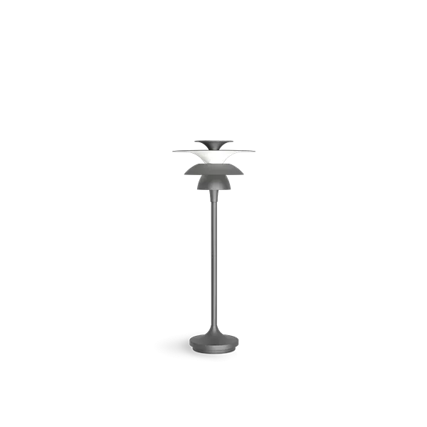 Picasso table lamp H457 oxide grey G4