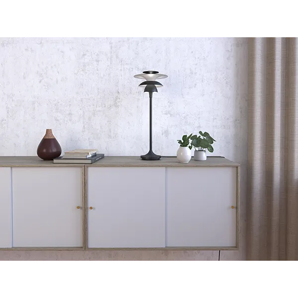 Picasso table lamp H457 oxide grey G4