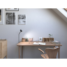 Tyson table lamp for table top black structure GU10