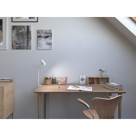 Tyson table lamp for table top white structure GU10