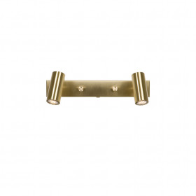 Cato wall lamp polished brass GU4/MR11
