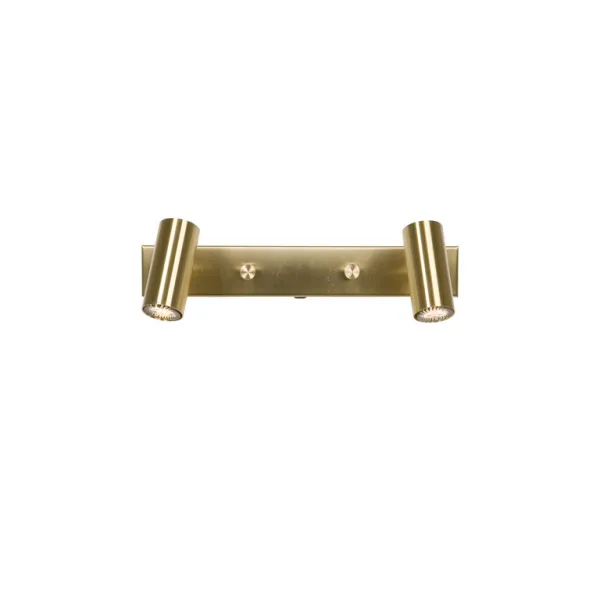 Cato wall lamp polished brass GU4/MR11