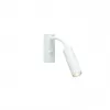 Cato Slim wall lamp flex flat white GU10 mini