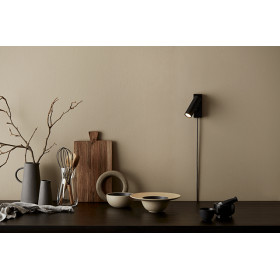 Cato Slim wall lamp flat black GU10 mini