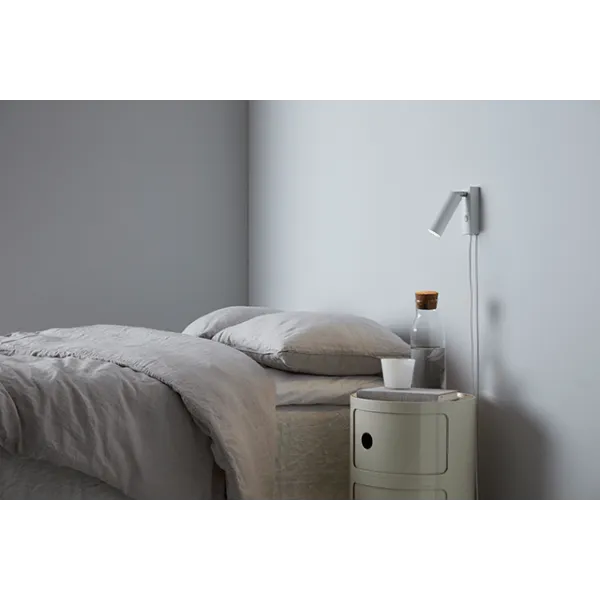 Cato Slim wall lamp flat white GU10 mini