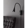 Ledro wall lamp flat black MR16