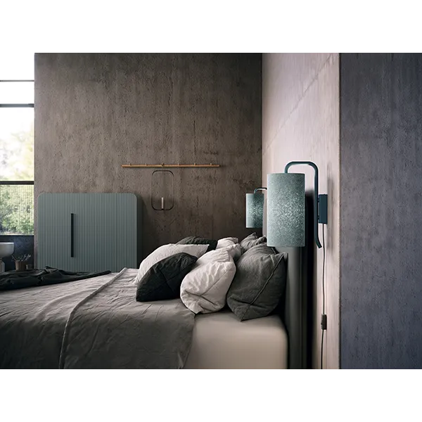 Pensile wall lamp S azurite E27