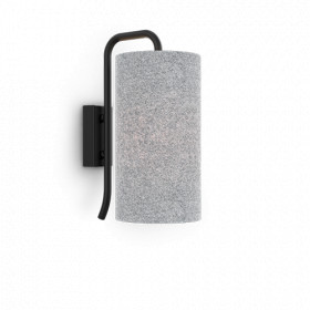 Pensile wall lamp S black structure E27