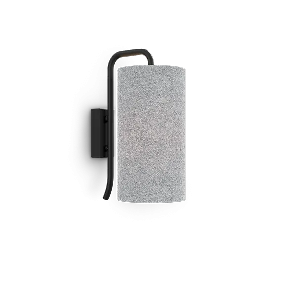 Pensile wall lamp S black structure E27
