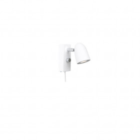 Radiell wall lamp white structure MR16