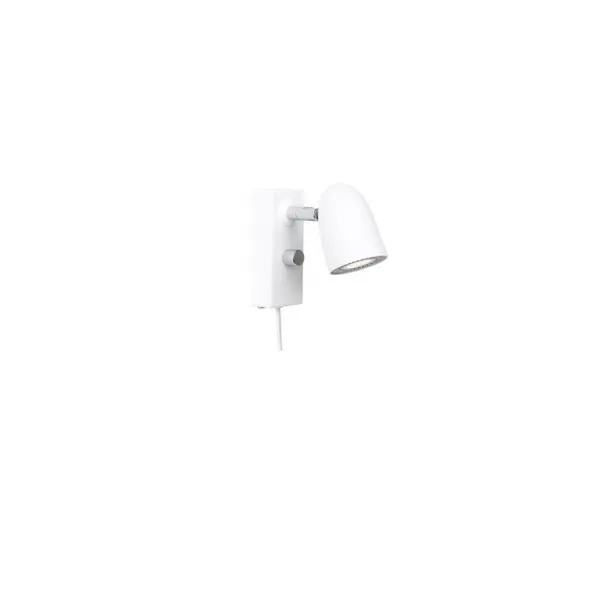 Radiell wall lamp white structure MR16
