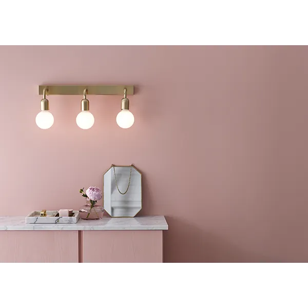 Regal wall lamp 3 IP44 polished brass E27